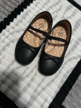 wonder nation Black Mary Jane Flats with Bow